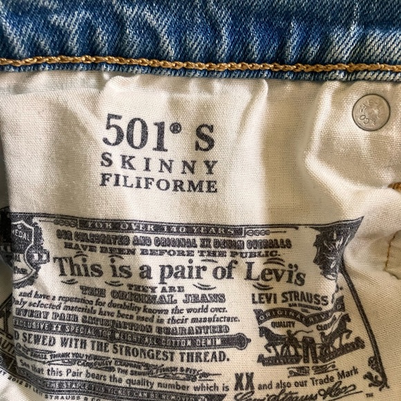Levi’s 501 skinny jeans - Picture 5 of 6